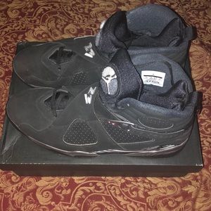 Air Jordan Retro 8 Graphite Black